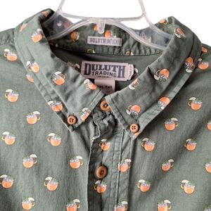Duluth Untucked Cotton Moscow Mule Long Sleeve Casual Button Down Shirt Slim Fit